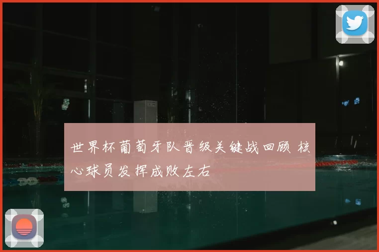 世界杯葡萄牙队晋级关键战回顾 核心球员发挥成败左右