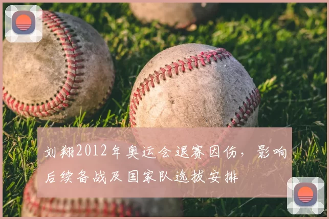 刘翔2012年奥运会退赛因伤，影响后续备战及国家队选拔安排